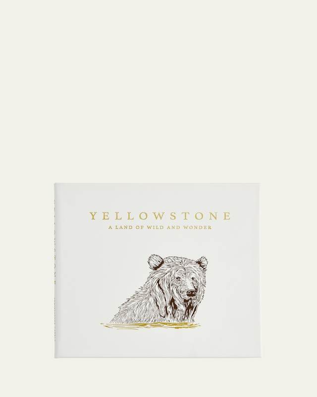 "Yellowstone: A Land of Wild and Wonder" Leather-Bound Book by Christopher Cauble